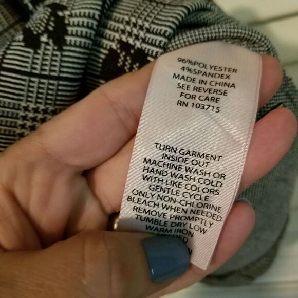 Nanette Lepore B/W Plaid + Floral Dress 6 - Picture 6 of 8